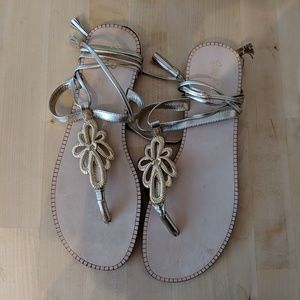 Lilly Pulitzer Pier Strappy Gladiator Sandal 9